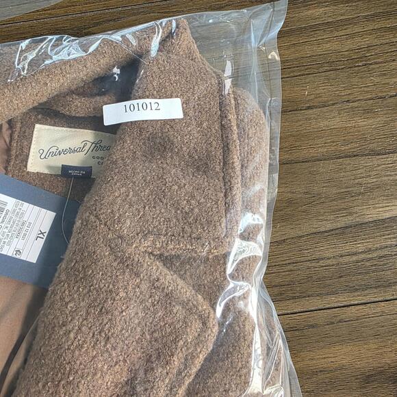 Universal Threads Tan oversized Blazer Jacket Heavy lined Women's Size XL NWT - Picture 11 of 11